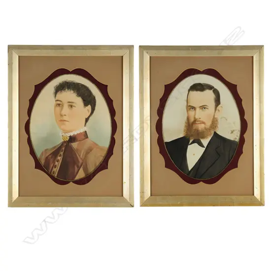 Messrs Irwin & Petherick 'Unidentified couple', 1895